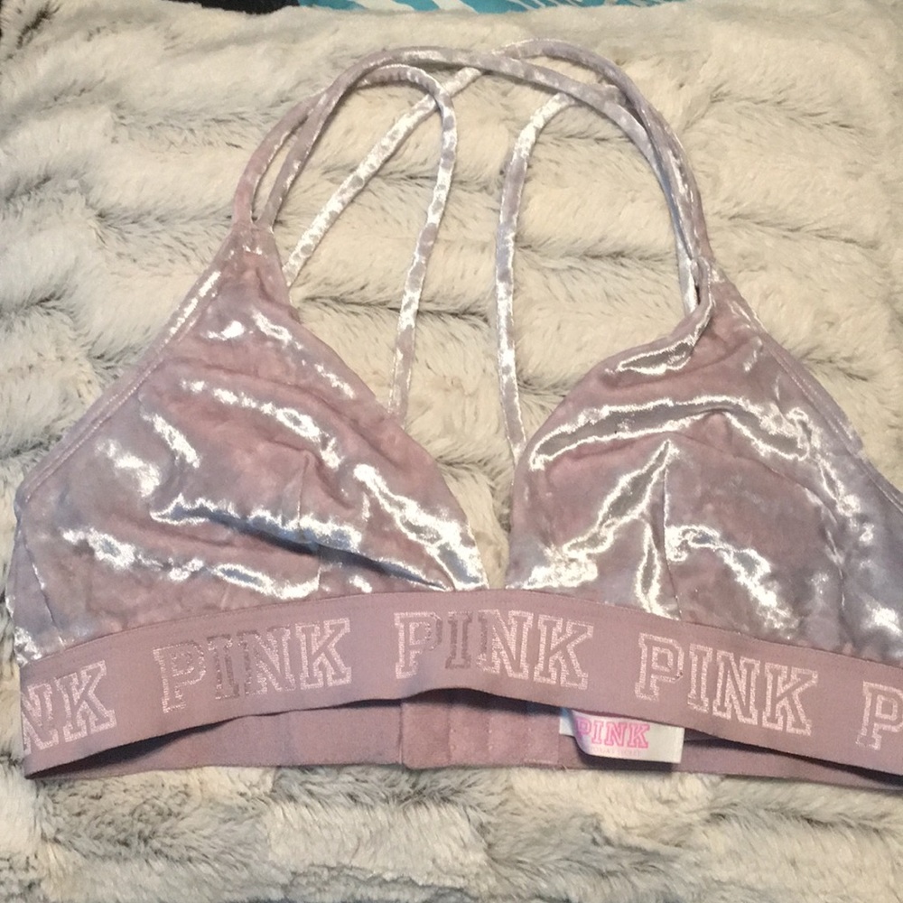 💕PINK VS Velvet Bralette💕